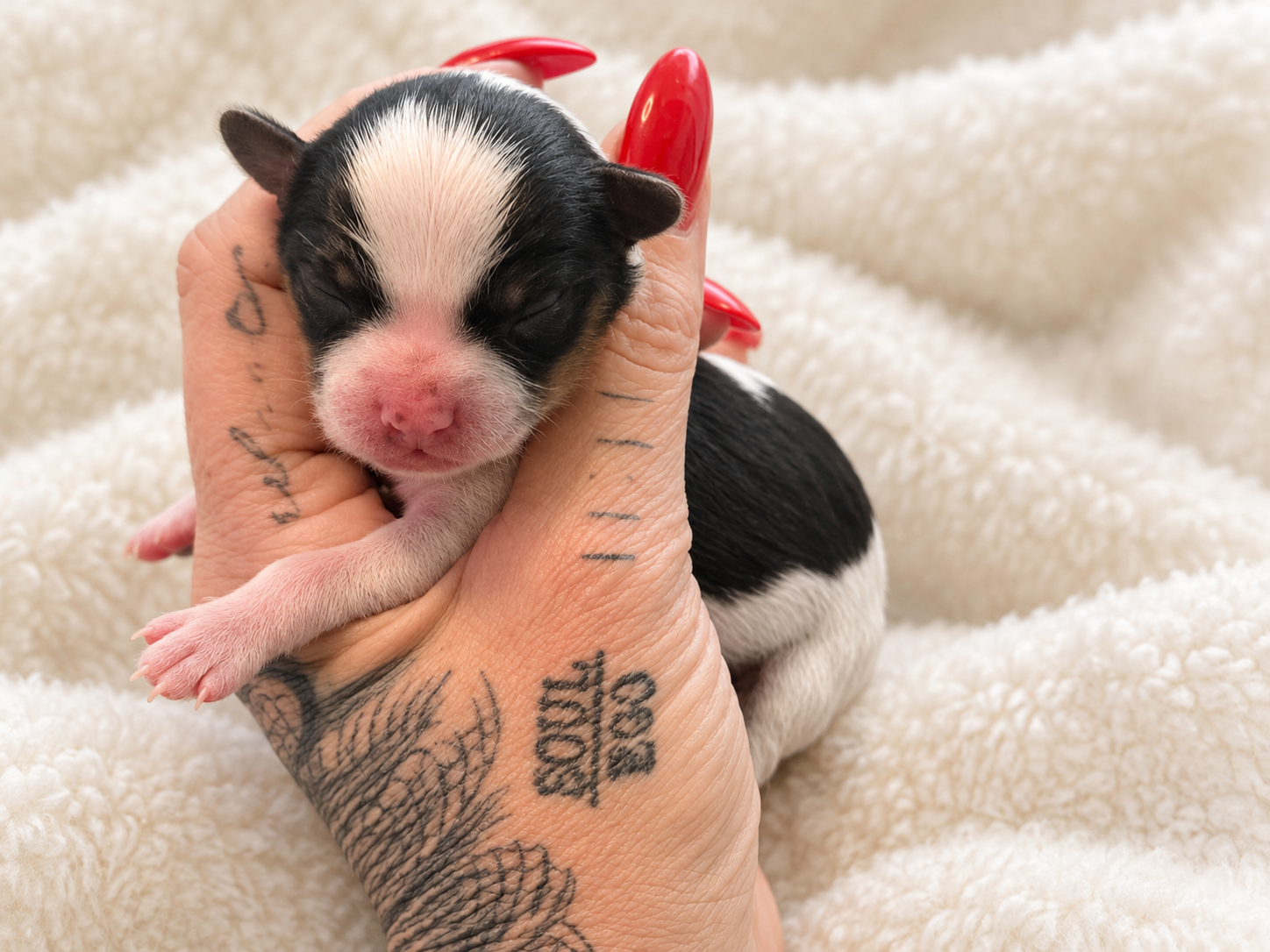 Lucky, black, white & tan parti Yorkshire Terrier puppy — photo 5 of 13
