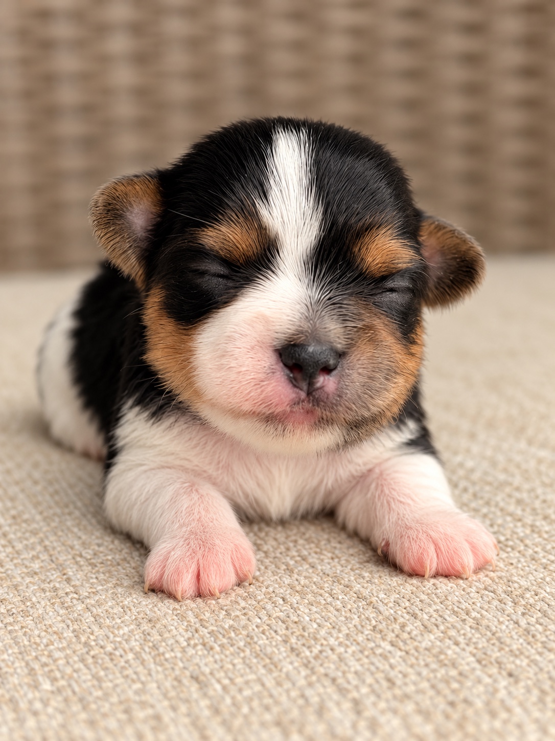Pebbles, tricolored parti yorkie Yorkshire Terrier puppy — photo 3 of 8