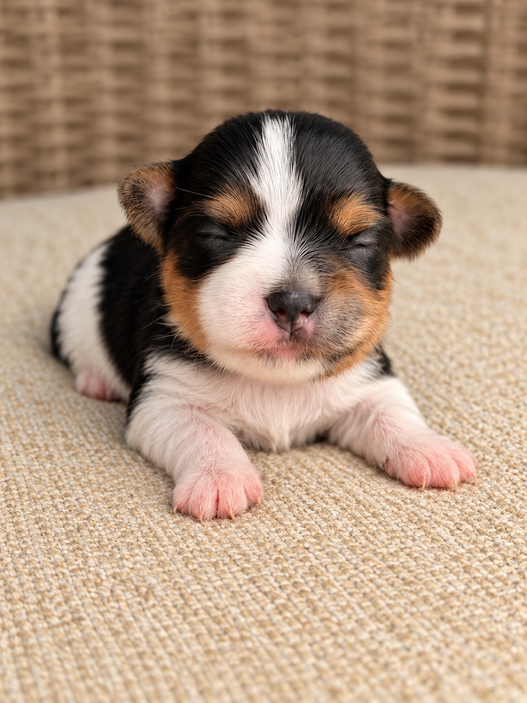 Pebbles, tricolored parti yorkie Yorkshire Terrier puppy — photo 4 of 8